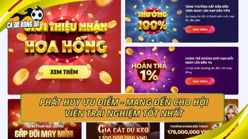 Phát huy ưu điểm - Mang đến cho hội viên trải nghiệm tốt nhất